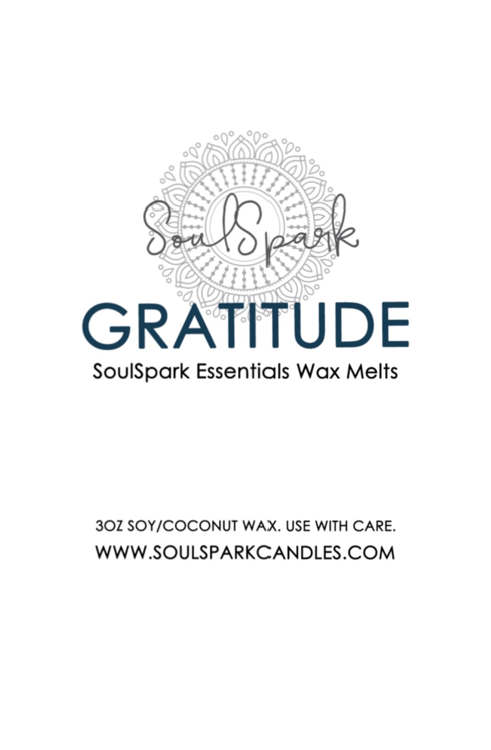 NEW! SoulSpark Essentials | wax melts-Gratitude